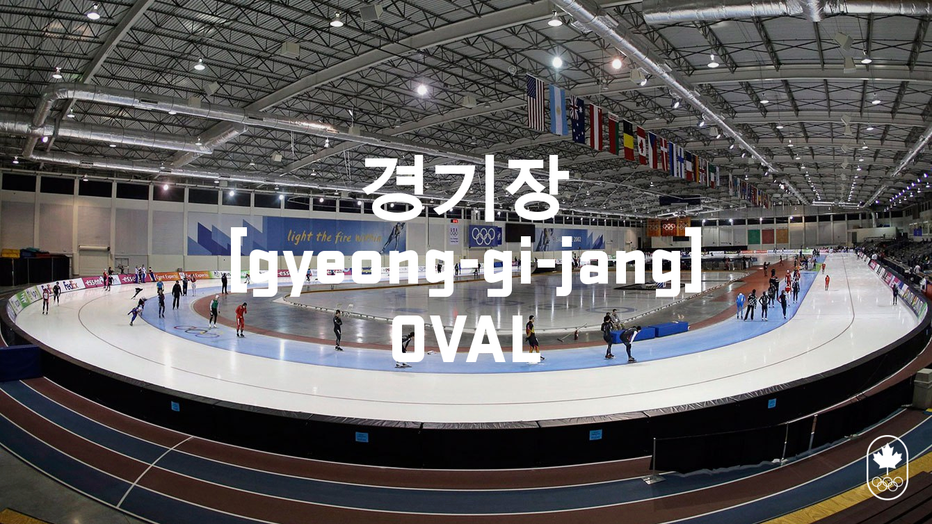 Team Canada - Speed Skating Hangul Oval gyeong-gi-jange