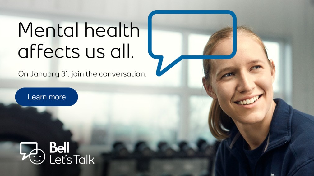 End the mental health stigma on Bell Let’s Talk Day