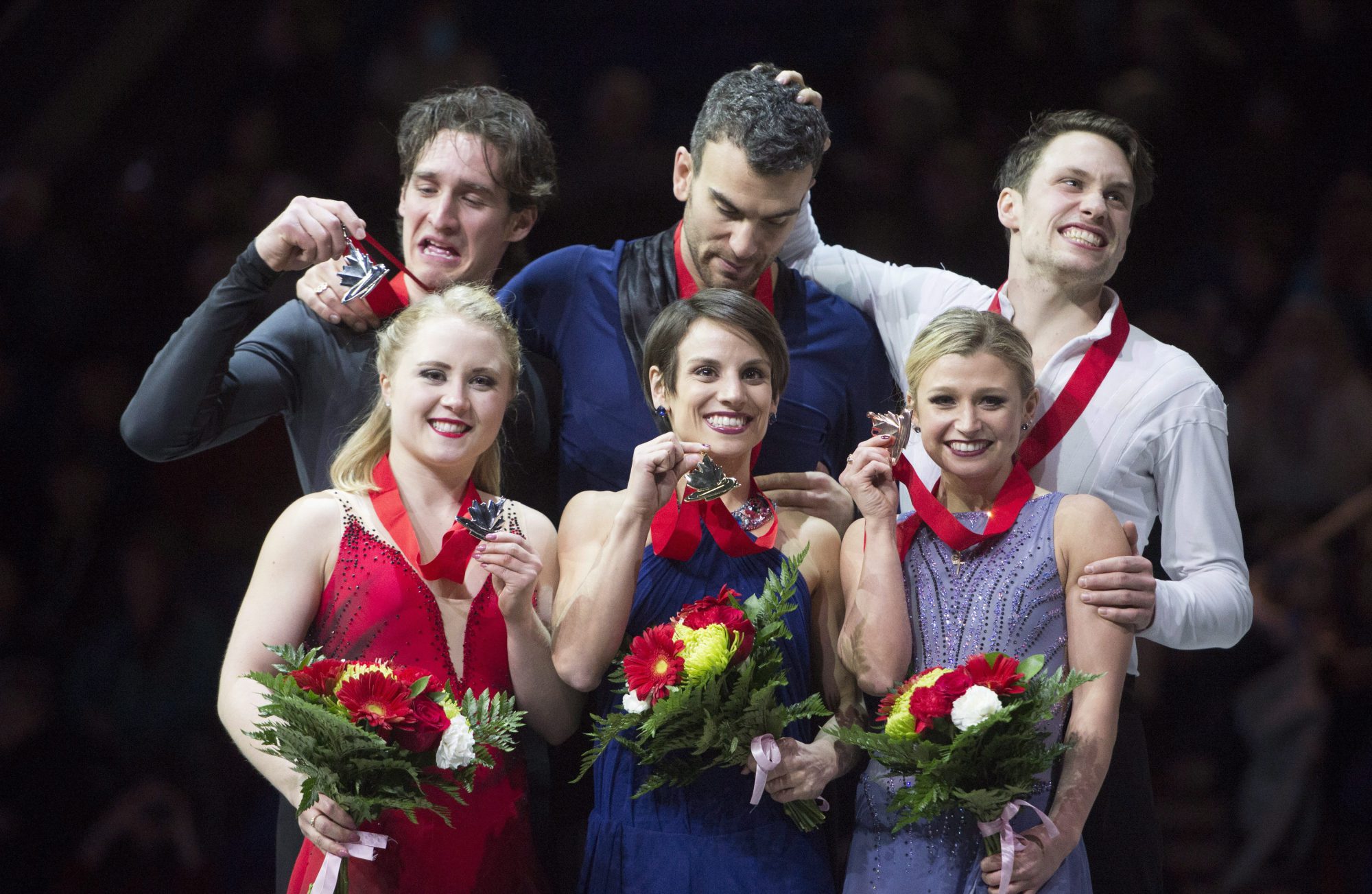 Team Canada Pairs Podium 2018 Nationals 