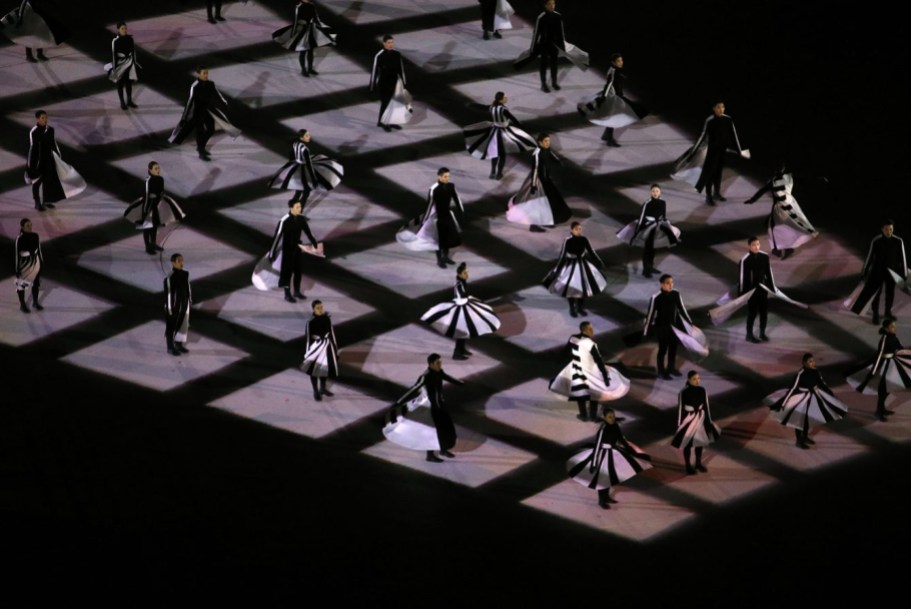 Pyeongchang Olympics Closing Ceremony Performers dance during the closing ceremony of the 2018 Winter Olympics in Pyeongchang, South Korea, Sunday, Feb. 25, 2018. (AP Photo/Charlie Riedel)