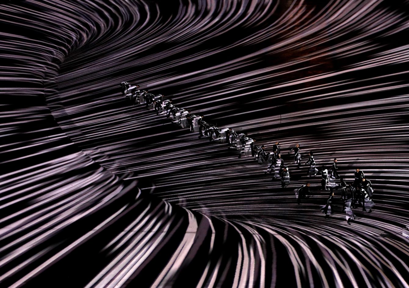 Performers dance during the closing ceremony of the 2018 Winter Olympics in Pyeongchang, South Korea, Sunday, Feb. 25, 2018. (AP Photo/Charlie Riedel)