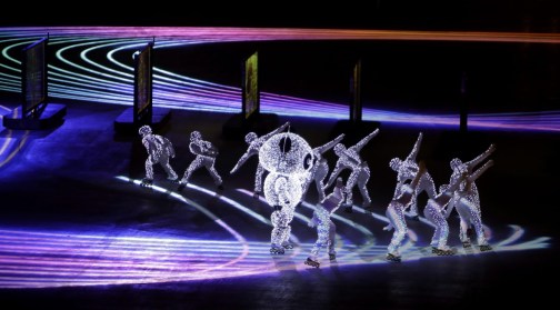 Pyeongchang Olympics Closing Ceremony Dancers perform during the closing ceremony of the 2018 Winter Olympics in Pyeongchang, South Korea, Sunday, Feb. 25, 2018. (AP Photo/Michael Probst)
