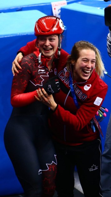 Team Canada Kim Boutin Marianne St-Gelais PyeongChang 2018