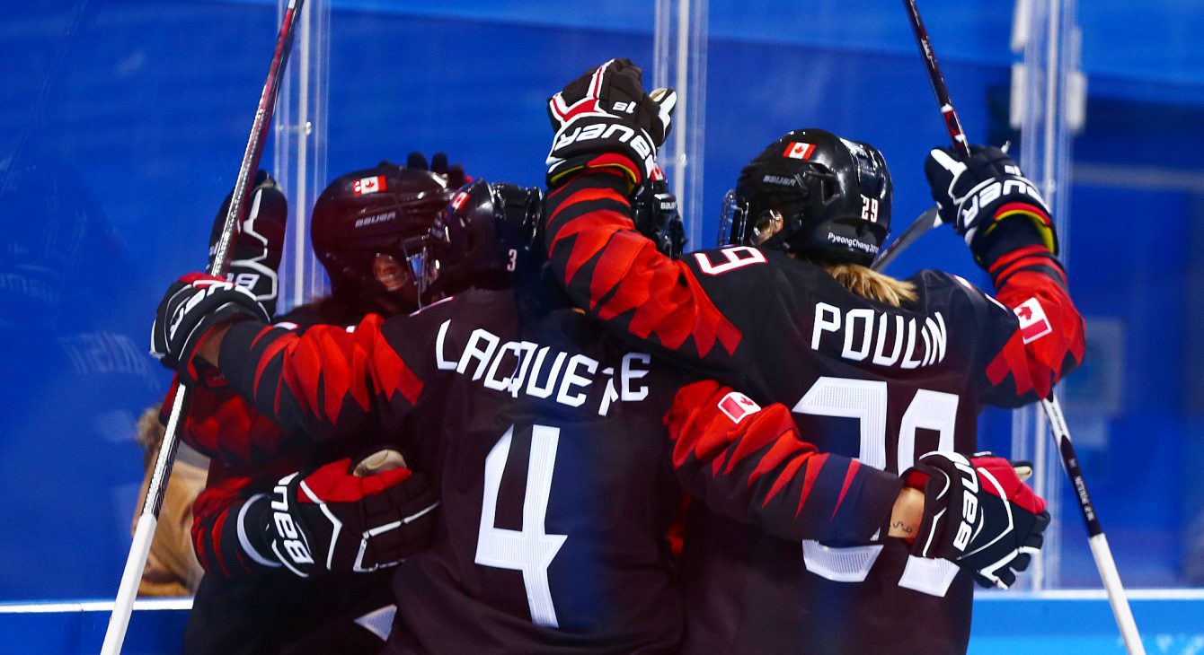 Team Canada hockey Brigette Lacquette Marie-Philip Poulin PyeongChang 2018