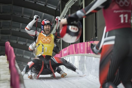 Team Canada luge PyeongChang 2018