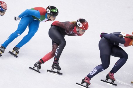 Team Canada Kim Boutin skating at PyeongChang 2018