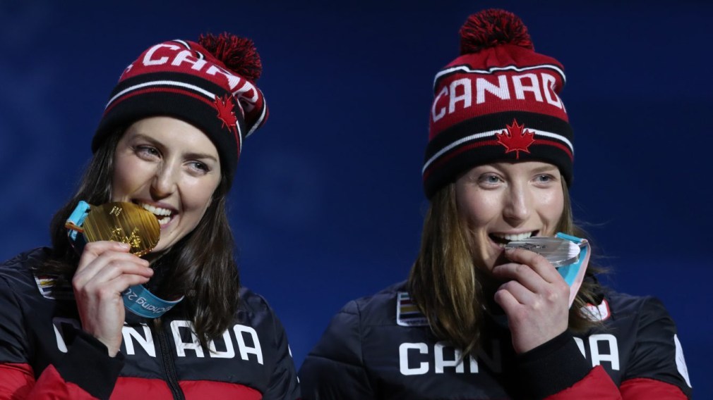 Team Canada Kelsey Serwa Brittany Phelan PyeongChang 2018