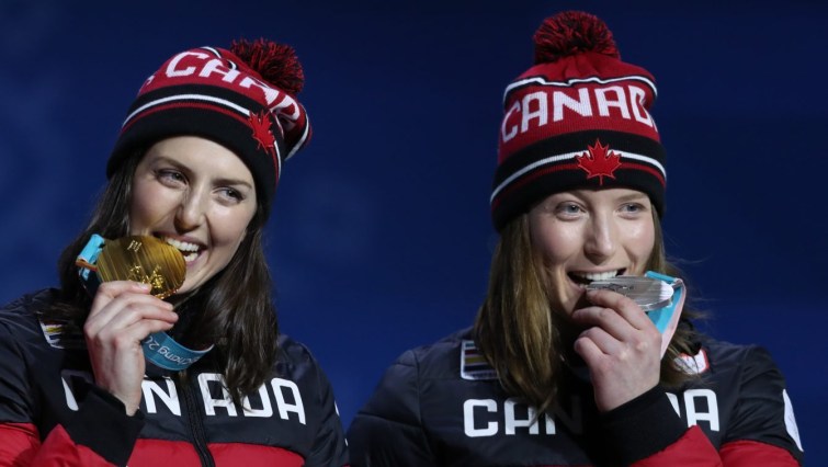 DAJ_5141 Team Canada Kelsey Serwa Brittany Phelan PyeongChang 2018