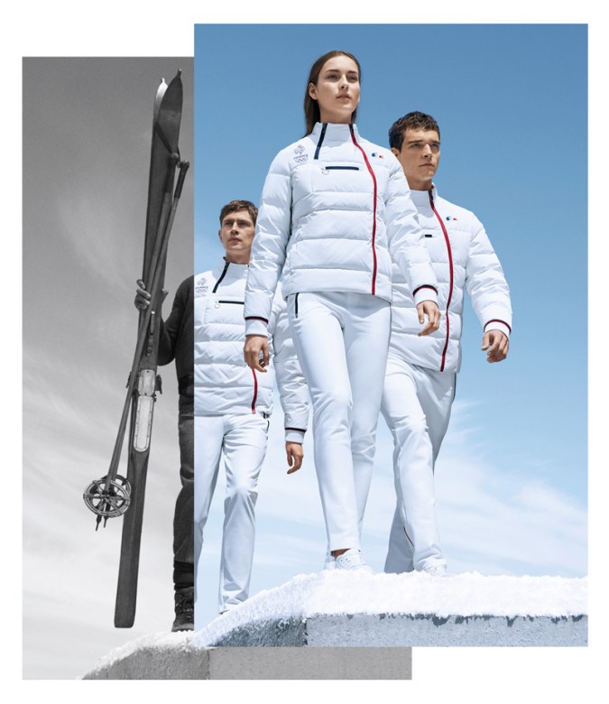 France's podium wear is sure to set a few hearts aflutter at PyeongChang 2018 (Photo: Lacoste/Team France).
