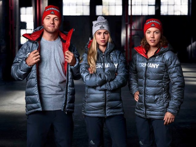 Sightings of German athletes in these grey jackets have already popped up around the Olympic village at PyeongChang 2018 (Photo: Team Deutschland).
