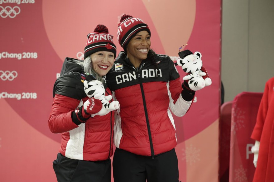 Team Canada Phylicia George Kaillie Humphries PyeongChang 2018
