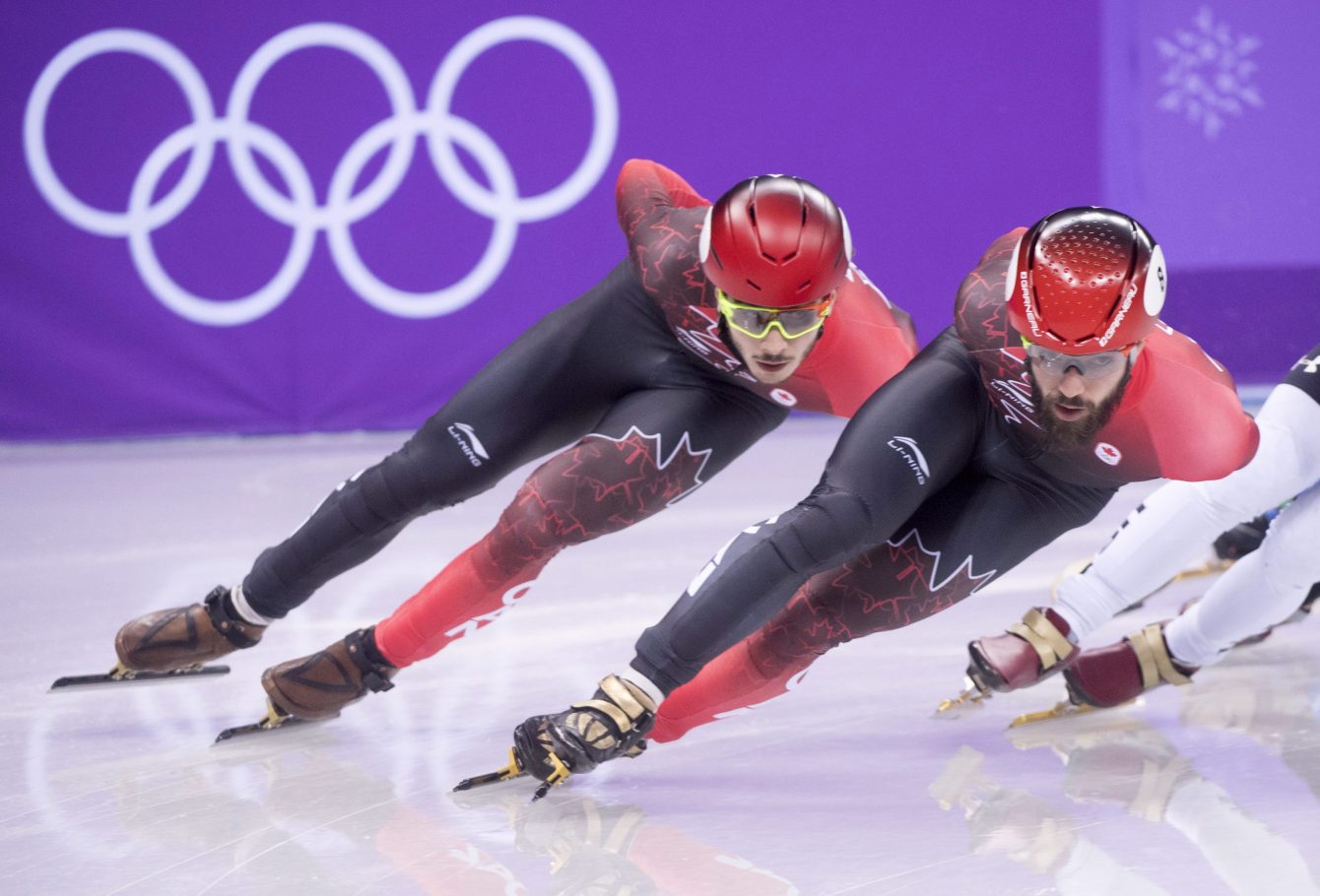 Charles Hamelin Samuel Girard Team Canada PyeongChang 2018