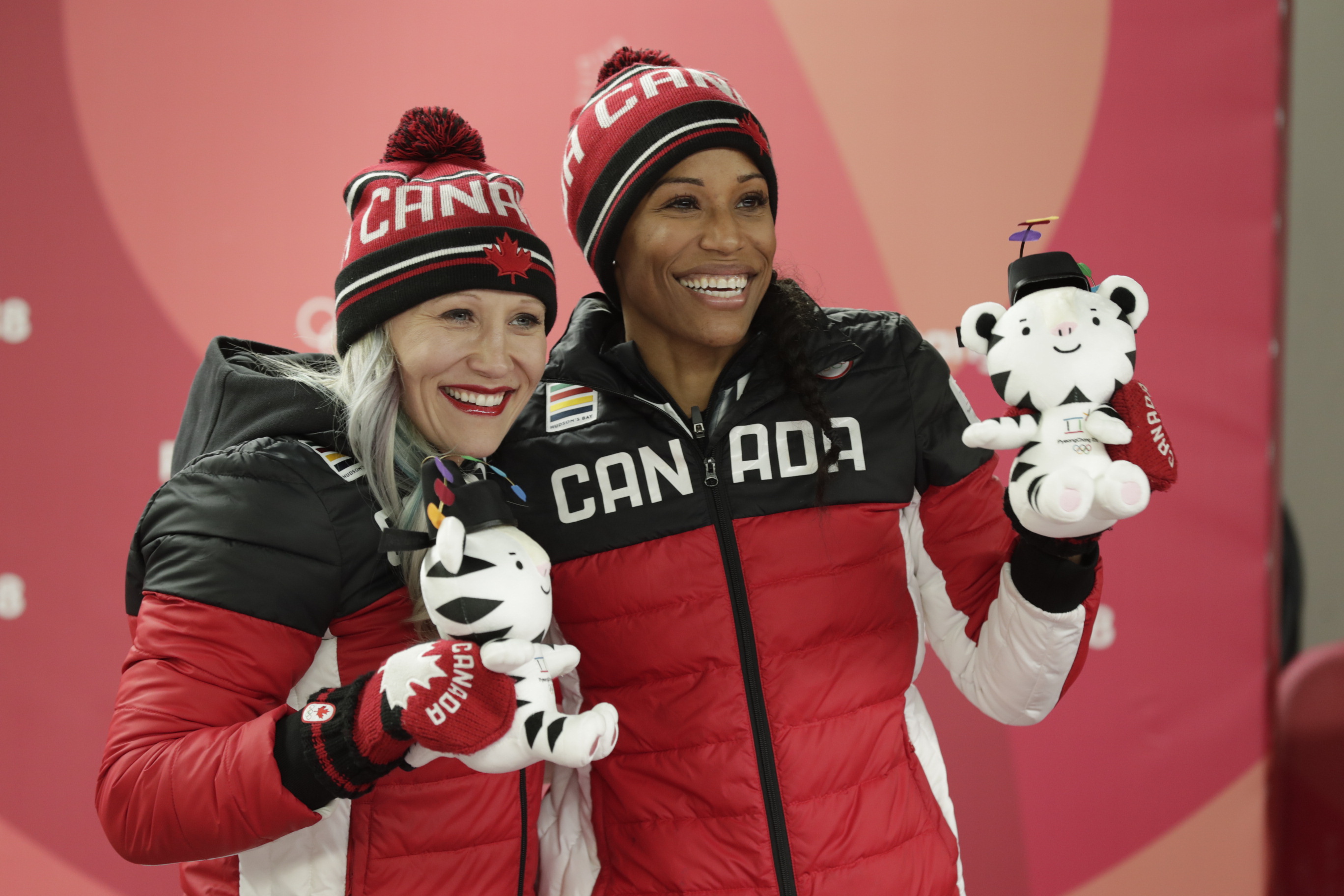 Team Canada Humphries George PyeongChang 2018 podium