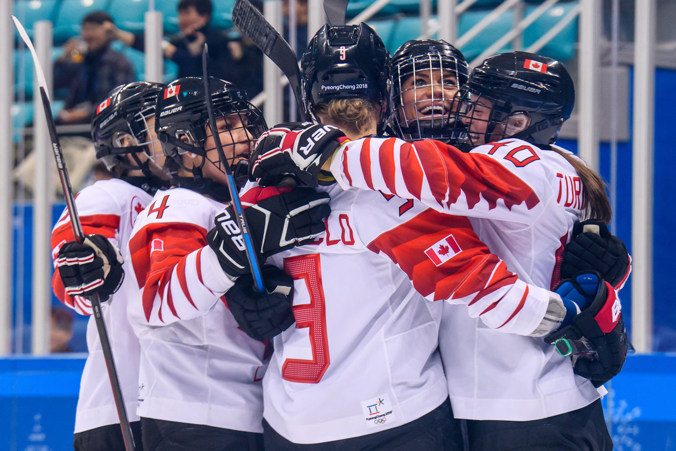 Team Canada Olympic Athletes from Russia Women's Ice Hockey PyeongChang 2018