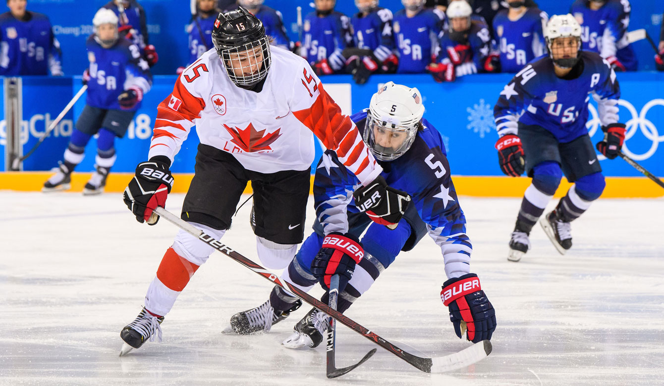 Team Canada United States Women's Ice Hockey PyeongChang 2018