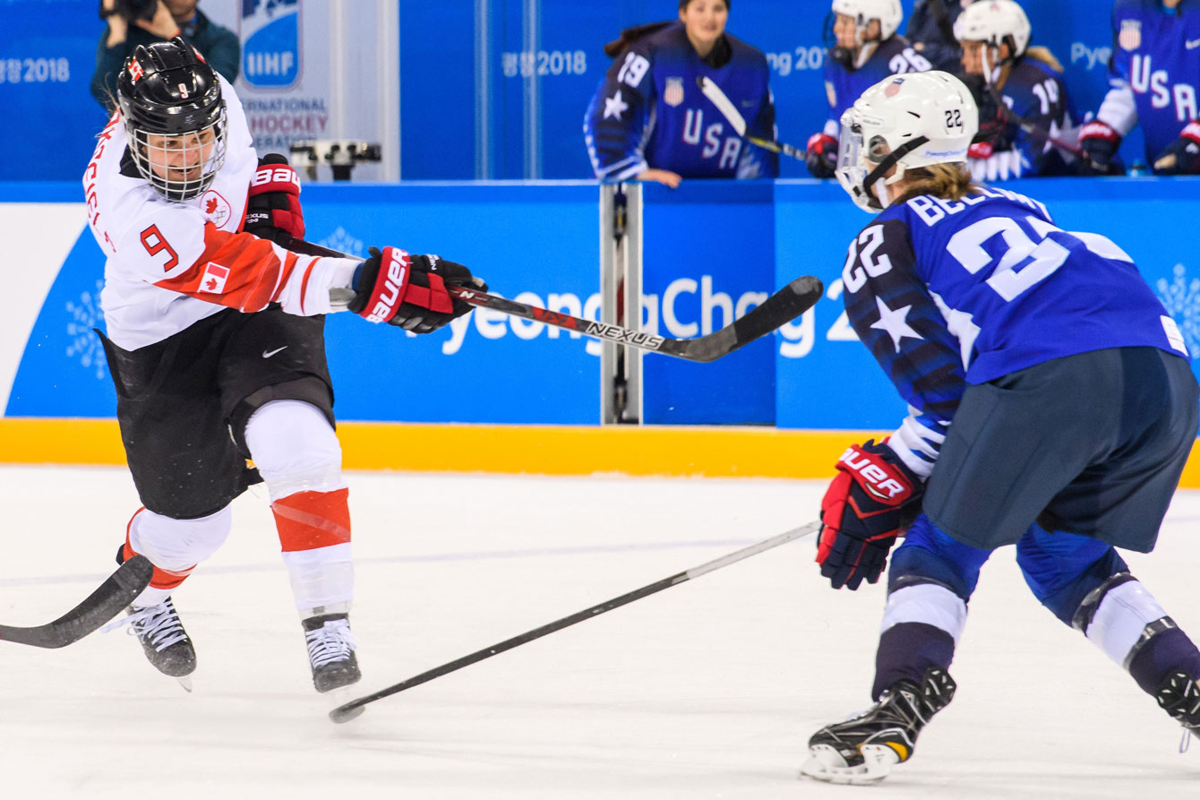 Team Canada United States Women's Ice Hockey PyeongChang 2018