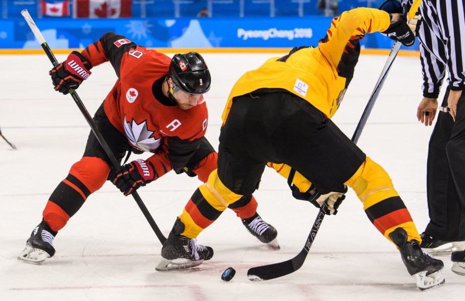 Team Canada Derek Roy PyeongChang 2018
