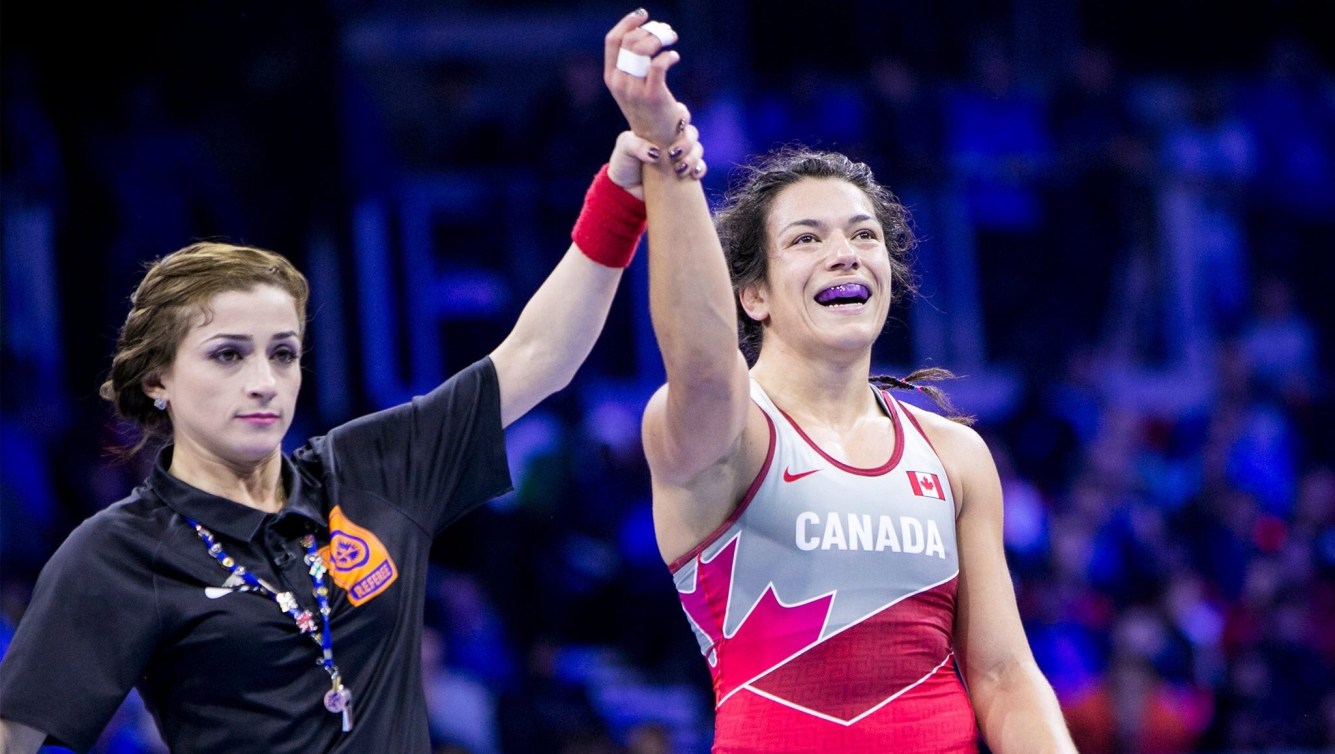 Justina Di Stasio wins 72kg gold at the 2018 World Wrestling Championships