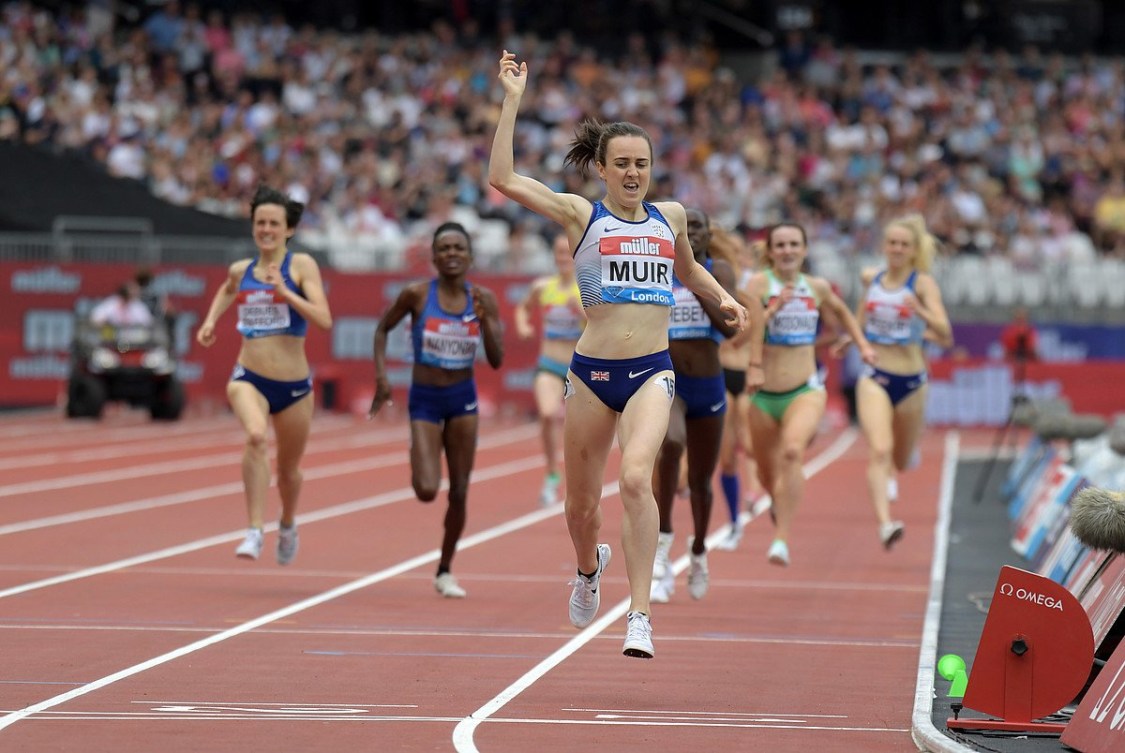 The women's 1500m race on Saturday July 20, 2019 on the first day of the London Diamond League.