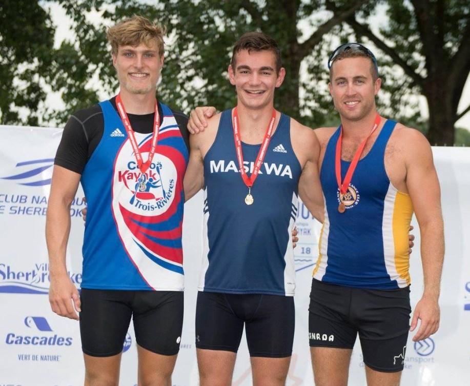 Jacob Steele Poses with his medal