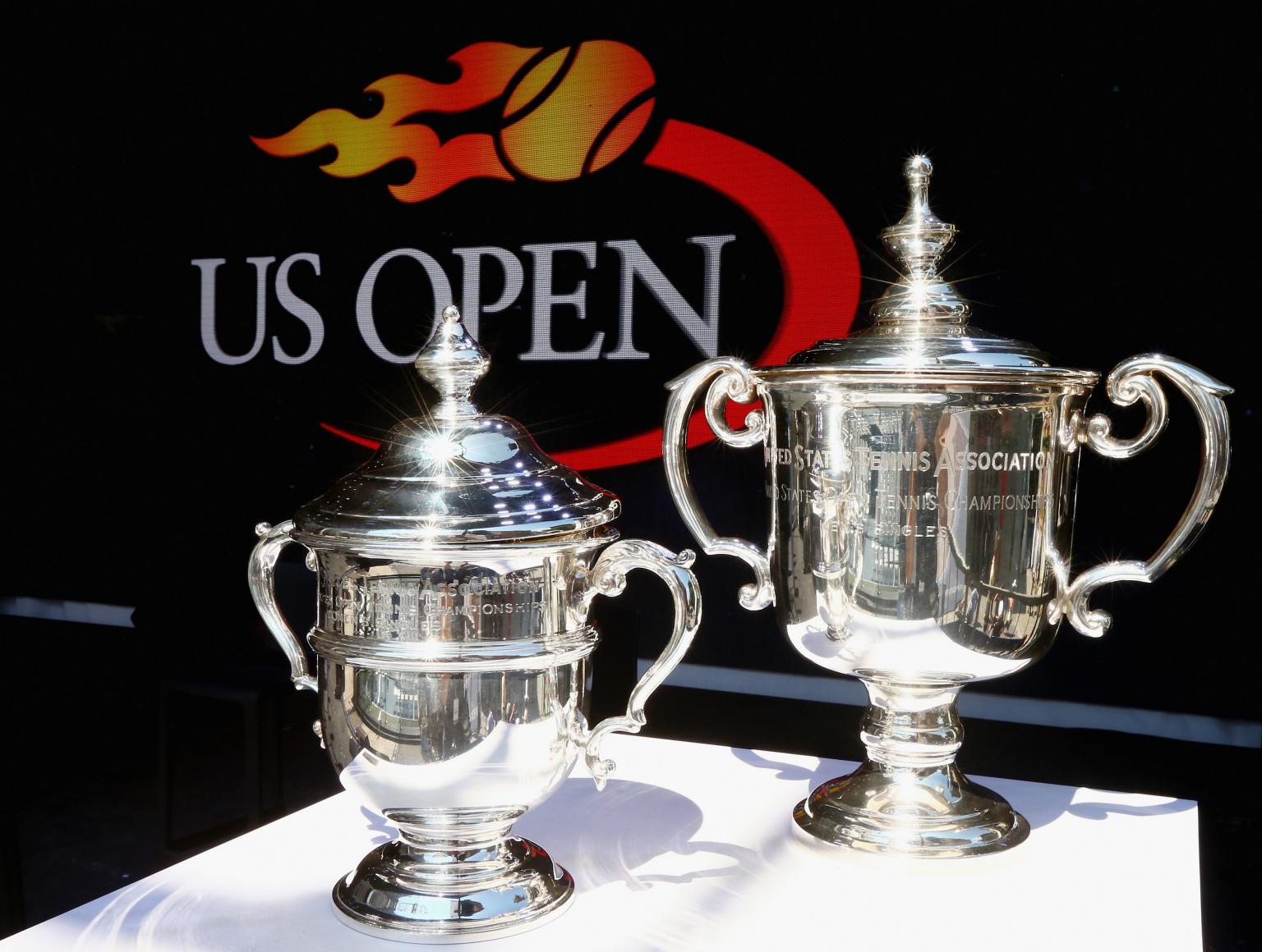 US Open trophies