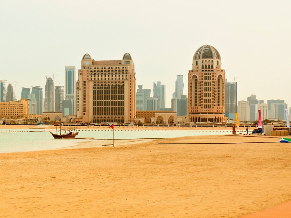 Image of Katara beach in Doha