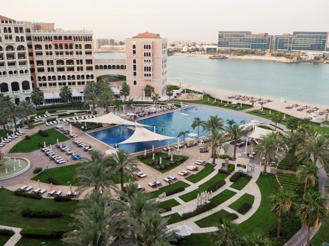 View of the Ritz Carlton in Doha