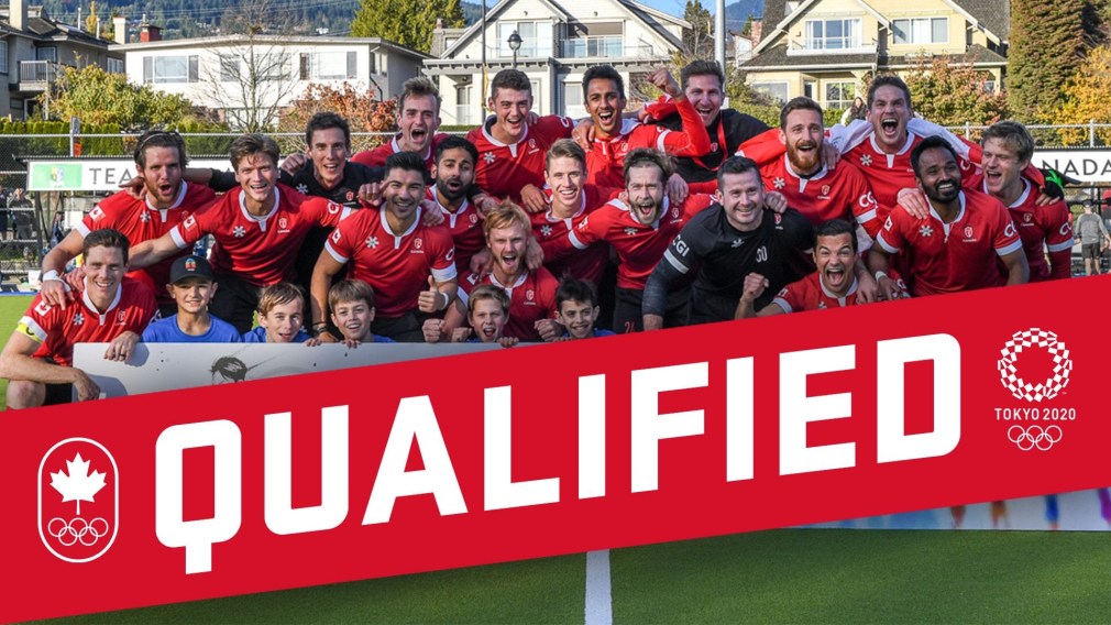 Team Canada's men's field hockey team qualifies for the Tokyo 2020 Olympics
