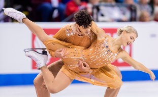 Piper Gilles and Paul Poirier skate the free dance during the 2019 ISU Grand Prix of Figure Skating. Canadian skaters bring home one medal in ice dance on Saturday at Skate Canada International, in Kelowna, B.C. (October 26, 2019)