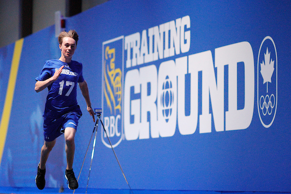 Miha Fontaine competes at the 2019 RBC Training Ground Final