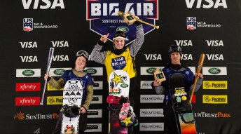 Snowboard Finals 2019 Visa Big Air presented by Land Rover at SunTrust Park, Atlantar on December 20th, 2019. Team Canada's Nicolas Laframboise took home silver. Photo: U.S. Ski & Snowboard.