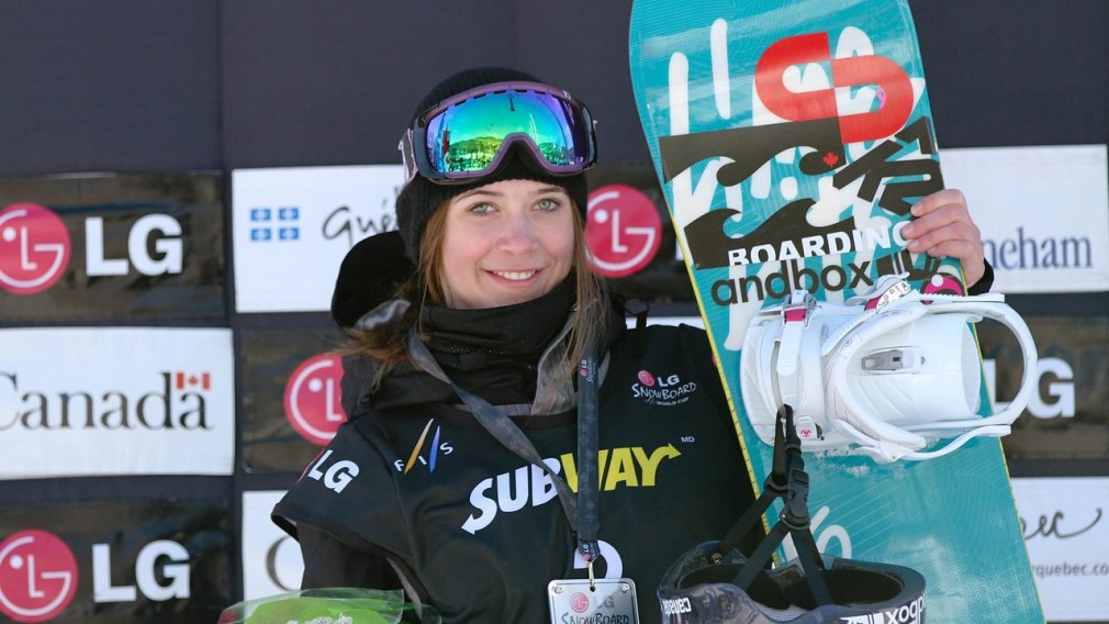 Brooke Voigt claims bronze at Slopestyle World Cup in Italy