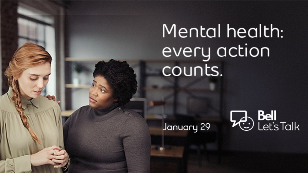 Bell Let's Talk Day January 29th - Mental health: every action counts