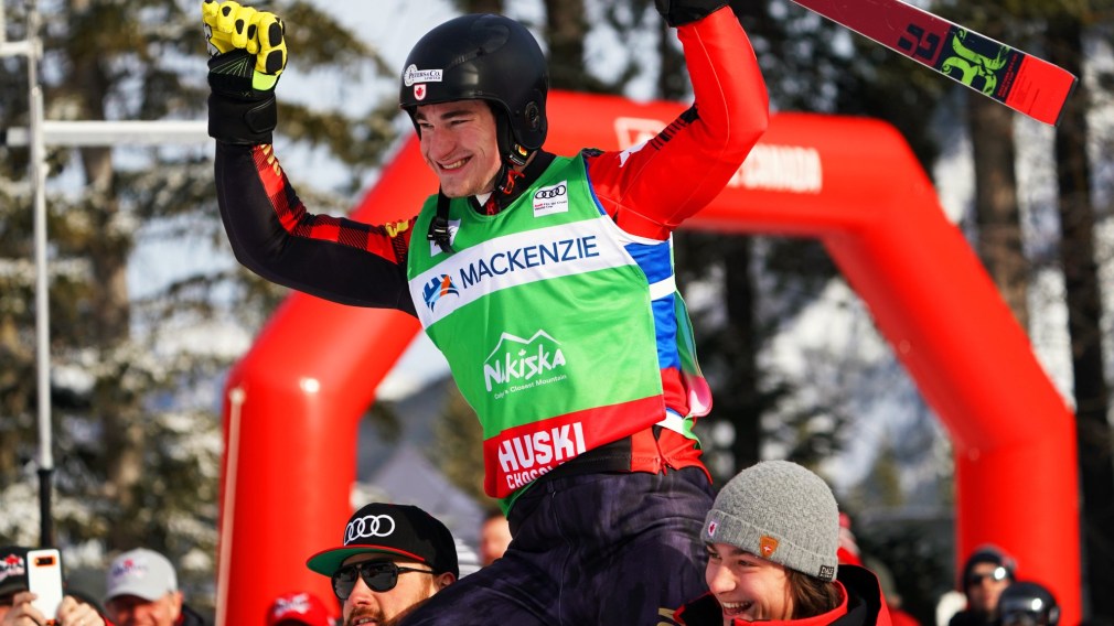 Reece Howden captures first World Cup title on January 18th, 2020 in Nakiska, Alberta.