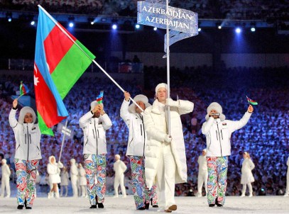 While most teams stick to solids, Team Azerbaijan made a bold statement by wearing playful Paisley pants at the 2010 games in Vancouver.
