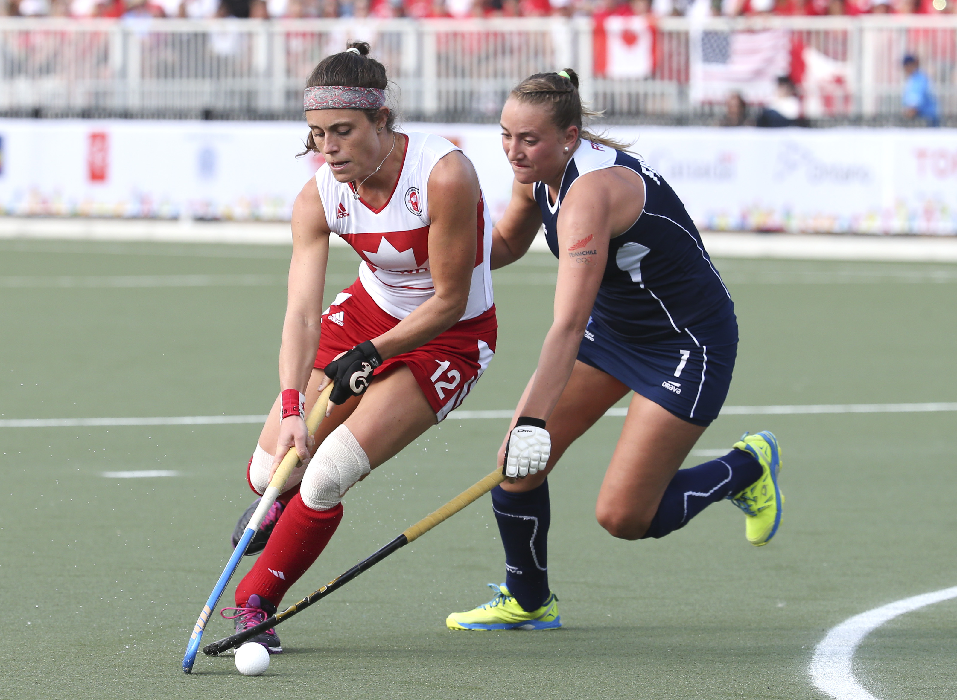 Thea Culley competes at the 2015 Pan American Games