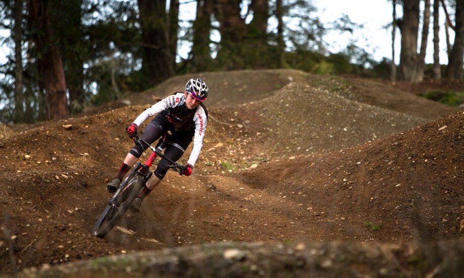 Haley Smith trains at Bear Mountain in Victoria B.C. Canada.
