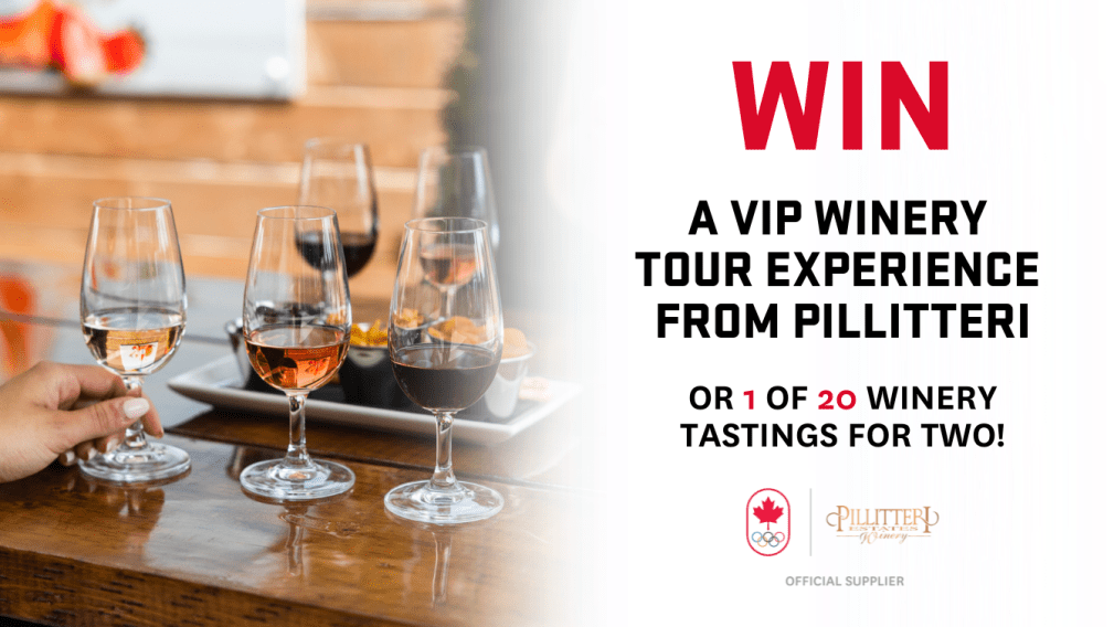 Win a VIP Winery Tour Experience or 1 of 20 Tastings from Pillitteri