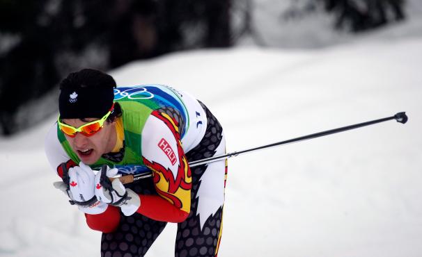 Alex Harvey en descente de ski