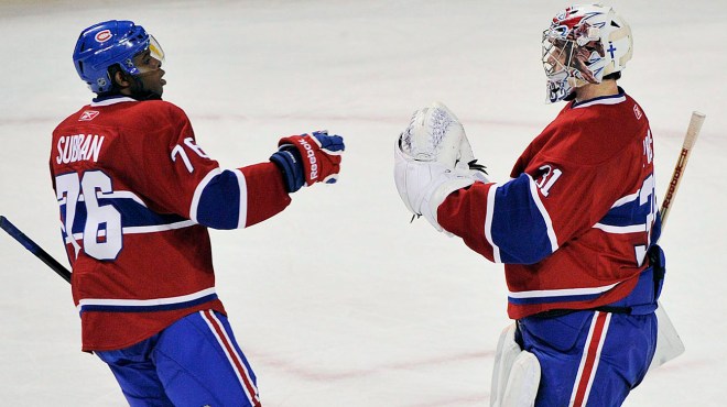 PK Subban et Carey Price