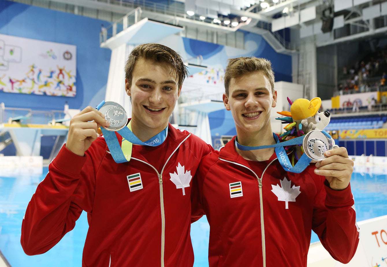 Philippe Gagné et Vincent Riendeau. Photo par Vaughn Ridley.