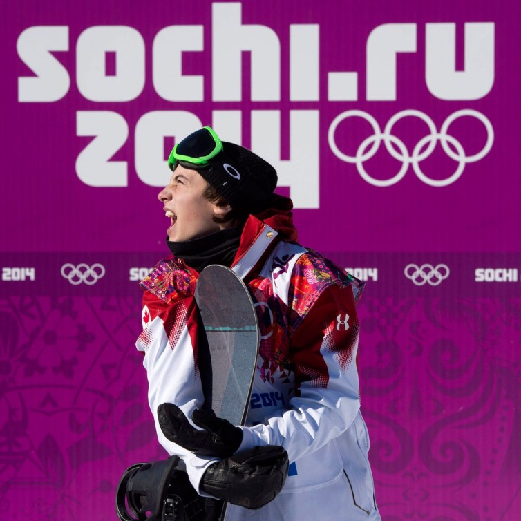 Mark McMorris tout juste avant d’apprendre qu’il était le premier médaillé canadien des Jeux olympiques de 2014 à Sotchi.