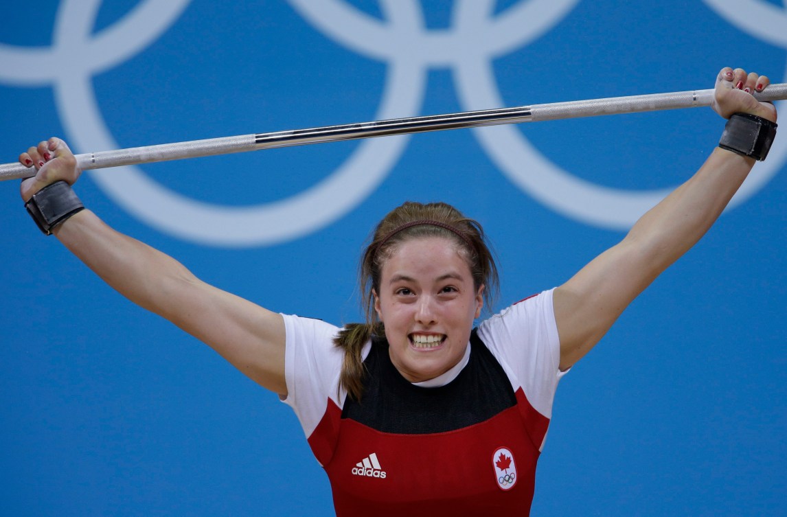 Marie-Ève Beauchemin-Nadeau à Londres 2012, le 1er août 2012. (AP Photo/Mike Groll)