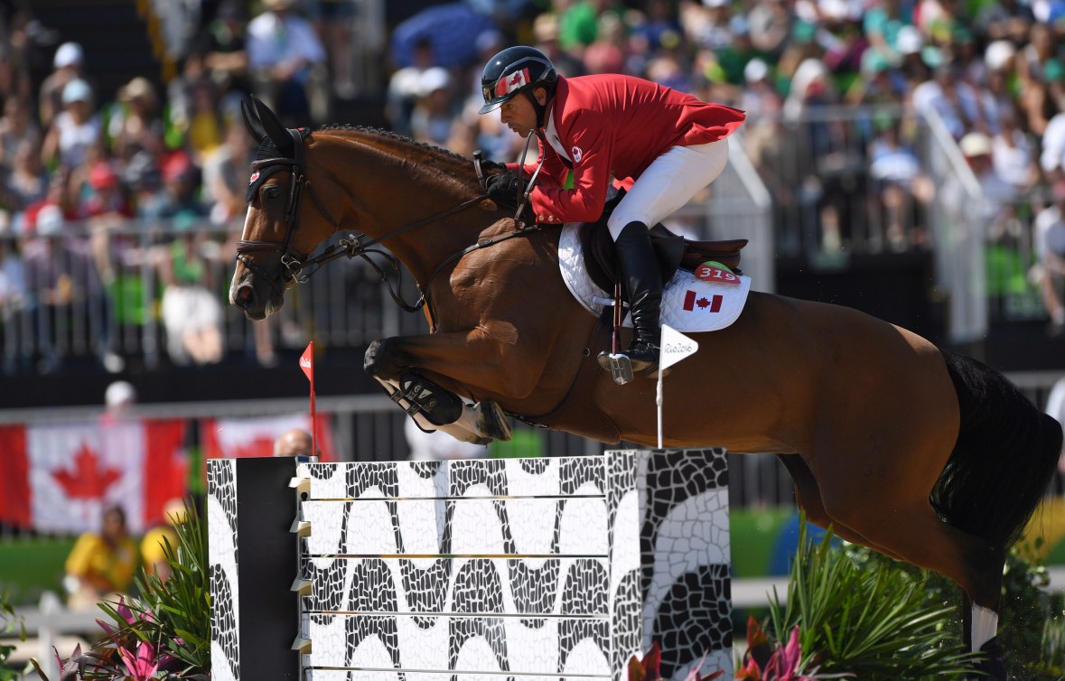 Pour une troisième fois des qualifications au concours individuel, Eric Lamaze et Fine Lady 5 ont réalisé un parcours parfait.