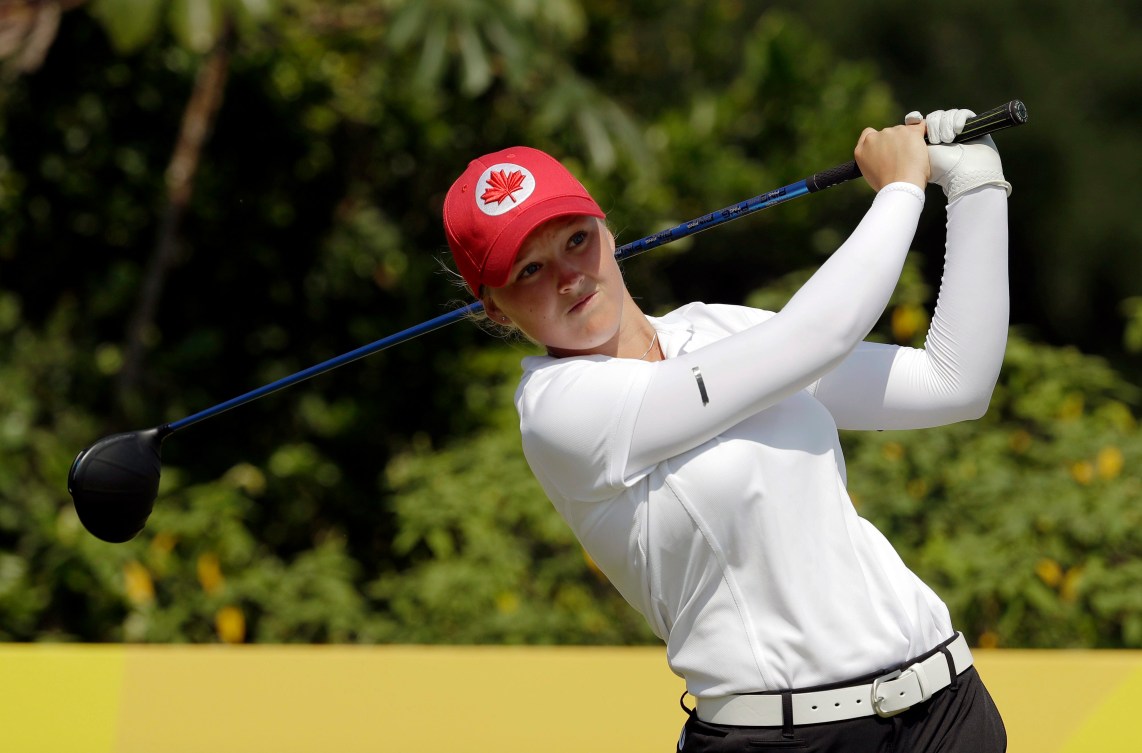 Brooke Henderson a connu une excellente deuxième ronde, jeudi, à Rio.