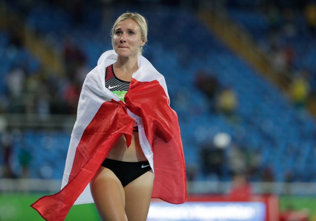 Brianne Theisen-Eaton a réalisé une remontée spectaculaire lors de la deuxième journée d'épreuves (COC Photo Jason Ransom).