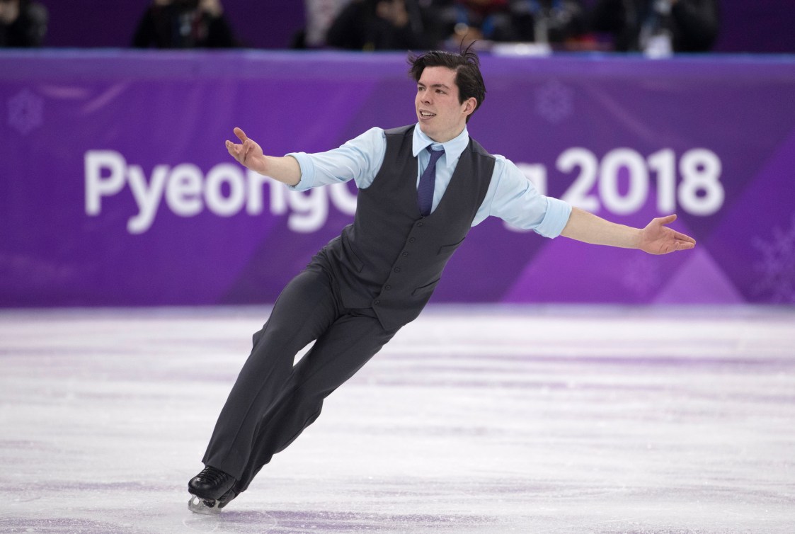 Keegan Messing présente son programme court lors des qualifications en patinage artistique. LA PRESSE CANADIENNE/HO - COC – Jason Ransom