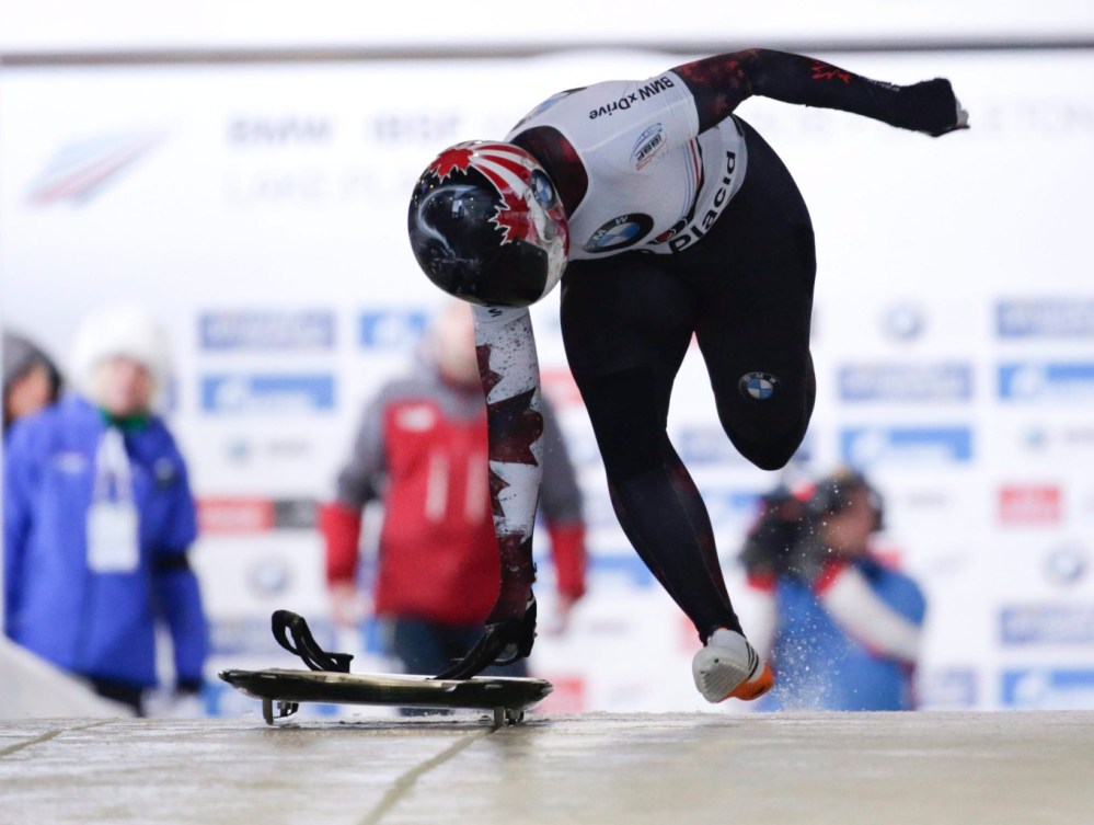 Jane Channell amorce sa première descente à la Coupe du monde de skeleton de Lake Placid