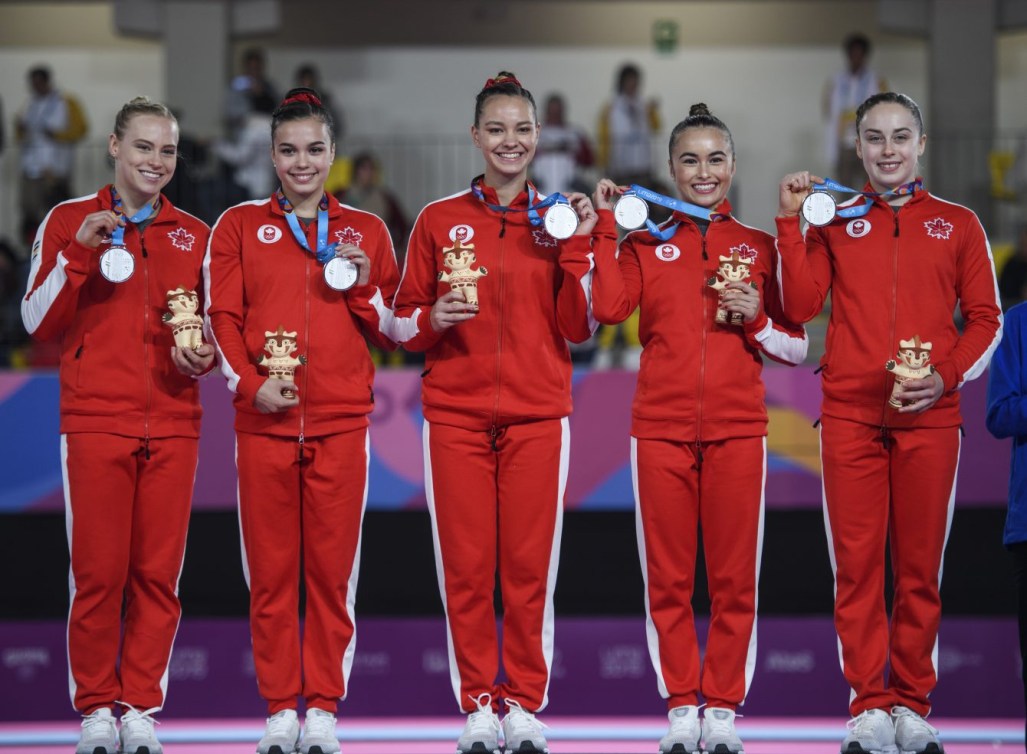 L'équipe canadienne de gymnastique artistique