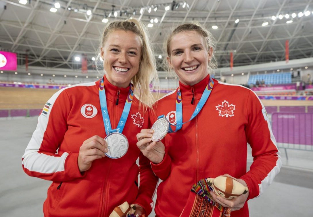 Kelsey Mitchell et Amelia Walsh à Lima 2019